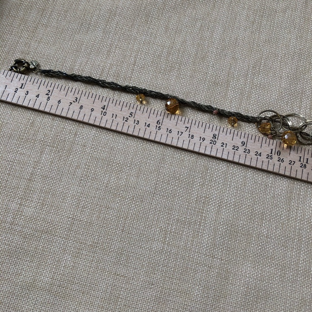 Talbots Hoop Rope & Bead Statement Necklace - Picture 5 of 11